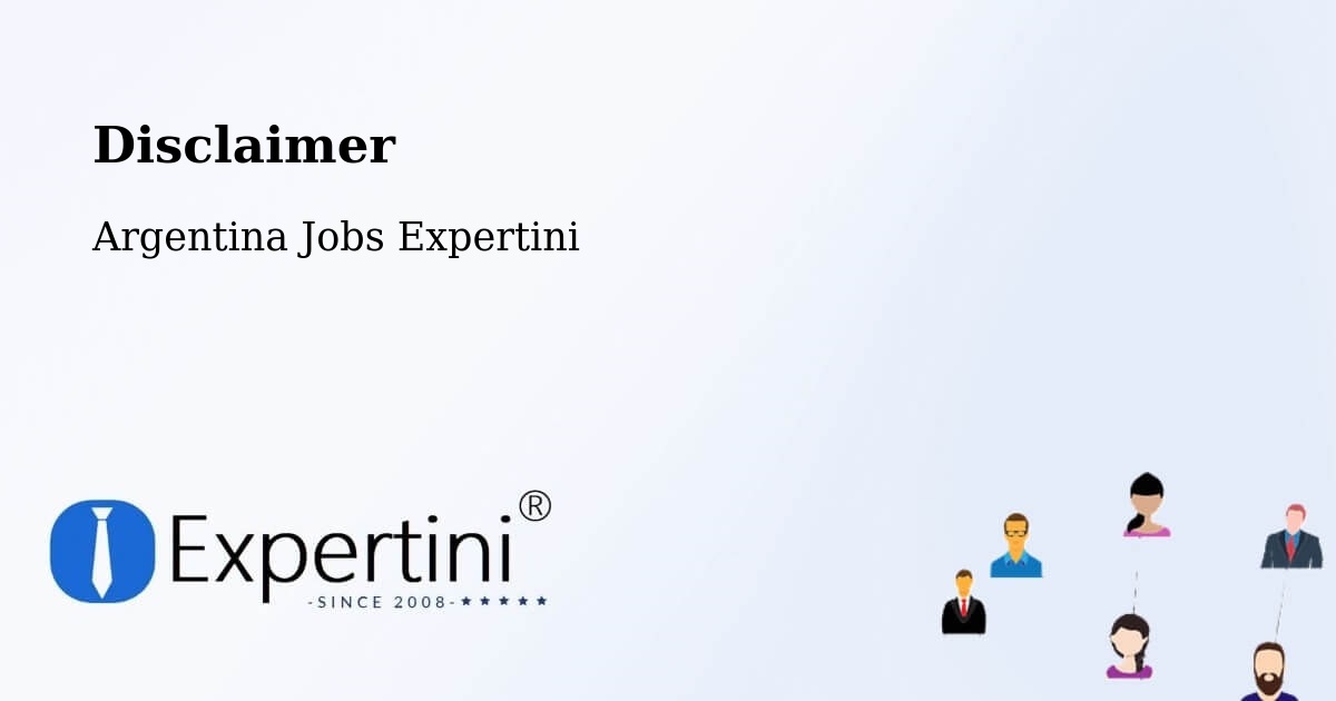 Disclaimer – Rufino - Argentina Jobs Expertini